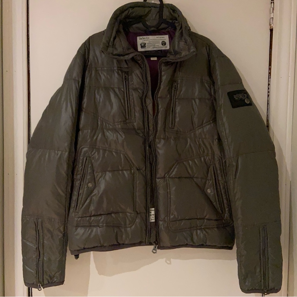 Diesel Khaki Puffer Jacket